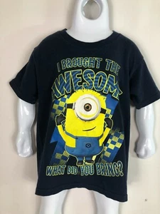 Despicable Me navy blue boys graphic Tee size 4-5 - Picture 1 of 5