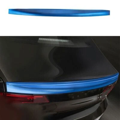 Fit For Volvo S90 2017-2021 2022 ABS Blue Rear Spoiler Tail Trunk Lip Wing Bar - Image 1 of 4