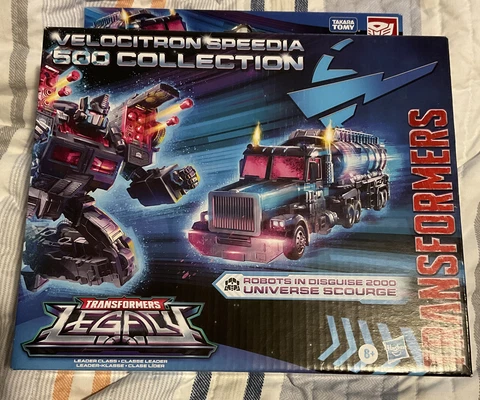 Transformers Legacy Velocitron Speedia 500 Collection Scourge New MISB Cover