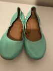 Lucky Brand Mint Green Patent Leather Ballet Flats Size 10