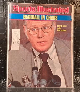 Vintage Bowie Kuhn Sports Illustrated June 28, 1976 - Picture 1 of 5