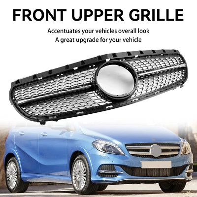 Front Bumper Grill Grille fit Mercedes Benz B-Class W246 2015-2018 Facelift WG - Image 1 of 4