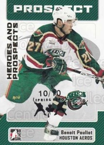 2006-07 ITG Heroes and Prospects Spring Expo #155 Benoit Pouliot