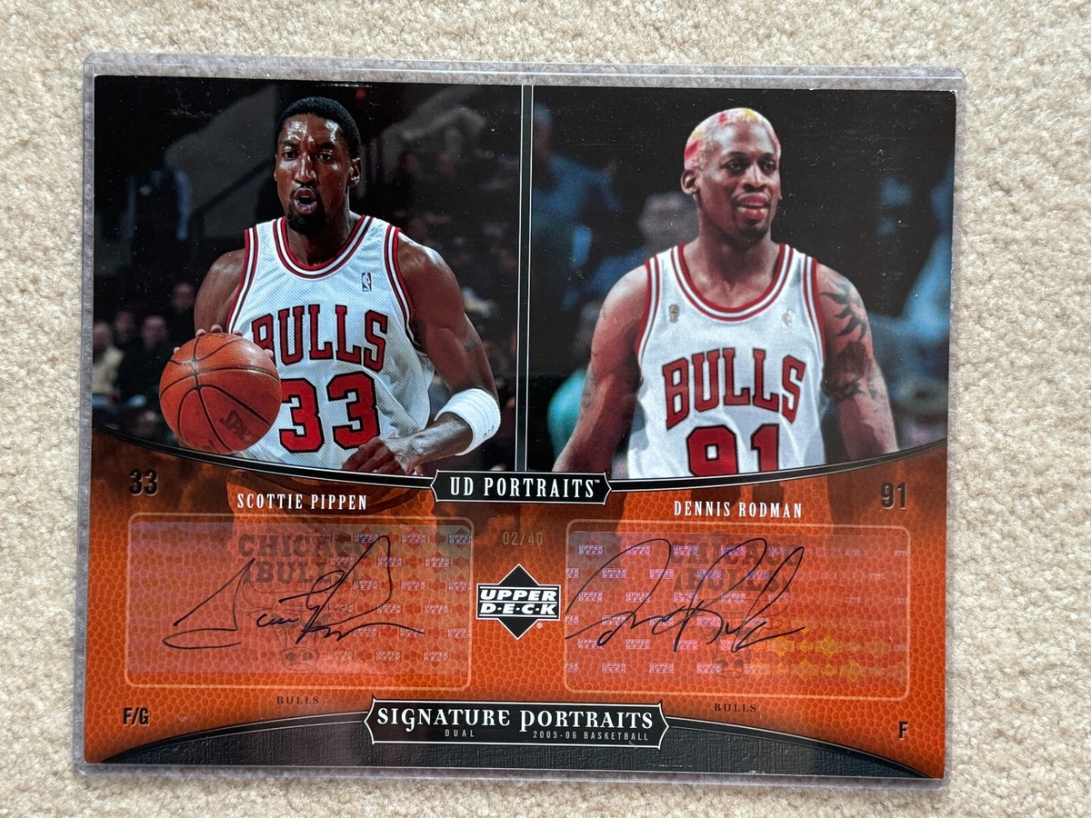 NBA UD Dual Auto Jordan / Pippen ジョーダン｜トレーディングカード 