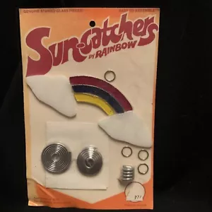 Vintage 1979 Genuine Stained Glass Suncatcher Kit by Rainbow New - Picture 1 of 4