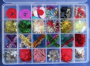 #30 Embellishments Sequins Spangles Metallic Bling Party Congrat Scrapbook Craft - Picture 1 of 7