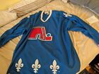 Authentic Quebec Nordiques Vintage Hockey Jersey NHL WHA CCM Jumbo Stains Canada