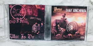 BONE THUGS-N-HARMONY (LOST ARCHIVES) & (WAR IS ON) 2-DISC PROMO MIXTAPE CD SET!! - Picture 1 of 7