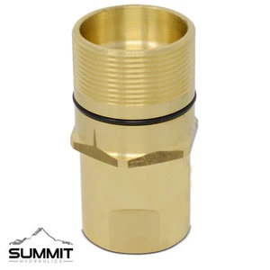 1″ NPT Thread Wet-Line Wing Nut Hydraulic Quick Disconnect Male Coupler Fitting - Picture 1 of 2