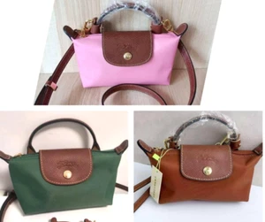 Longchamp Le Pliage Horse Top Handle Shoulder Bag XS Size 3 colors Outlet - Picture 1 of 23