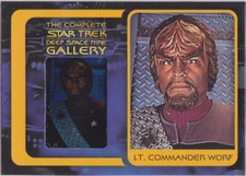THE COMPLETE STAR TREK DEEP SPACE NINE GALLERY FILM INSERT G3 LT. COMMANDER WORF