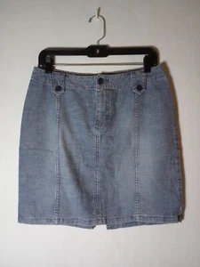Tommy Hilfiger Women's Light Wash Classic Denim Skirt Size 6 - Picture 1 of 9