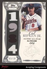 2006 Topps Sterling Moments Relics #CRAS2 Cal Ripken 1984 Game Used Jersey 03/10