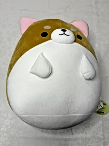 Takashoji Corgi Dog Puppy 14" Round 1 Arcade Japanese Plush BRAND NEW W/ TAGS - Picture 1 of 3