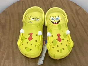 Zuecos clásicos Crocs Bob Esponja plátano unisex sin cordones - Imagen 1 de 11