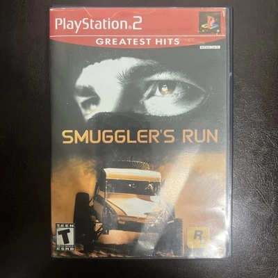 Smuggler's Run PlayStation 2 case, Disk, And Manual. - Image 1 of 4