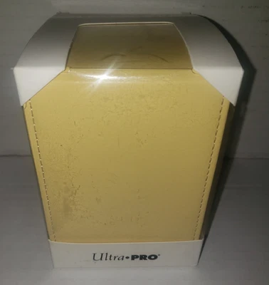 Ultra Pro: Vivid Alcove Flip Deck Box: Yellow BRAND NEW Sealed UPI15926 - Image 1 of 3