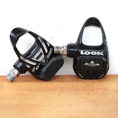 Pedales Look Multisensor Sin Clip Aleación Negro Bicicleta de Carretera Pieza Foto 1 de 4