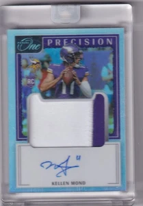 Panini NFL One 2021 No. 321 Kellen Mond Rookie Patch On-Card Auto 8/75 - Bild 1 von 2