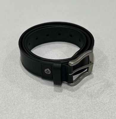 Cinturón de cuero Columbia para hombre, negro, talla L (38-40) Foto 1 de 4