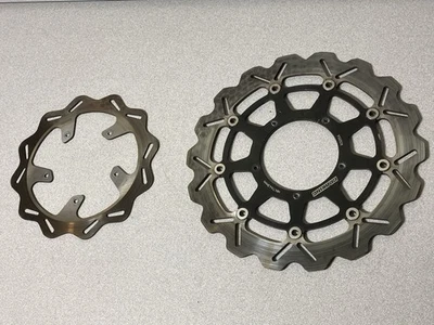 Conjunto de rotor de disco dianteiro e traseiro Aprilia SXV550 SVX 550 rxv 450 2007 usado - Imagem 1 de 4