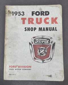1953 Ford Truck Shop Service Manual Original - Picture 1 of 14