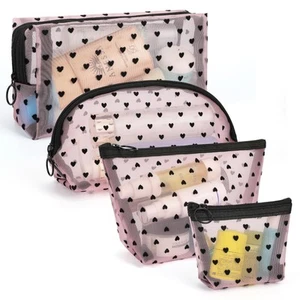 Nylon Zipper Mesh Pouch Key HolderPortable Travel Makeup Cosmetic BagsZipper ... - Picture 1 of 7