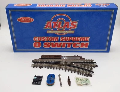 Atlas 6076 O Nickel Silver O-36 Right Hand Remote Switch Turnout/Box - Image 1 of 4