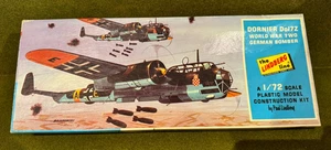 Lindberg 577 1/72 Dornier Do 17 bomber vintage kit good box MIB [34/010] - Picture 1 of 3