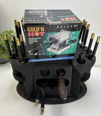 Rizadores Golden Supreme y peines calientes con calentador de cerámica Gold 'N Hot Foto 1 de 4