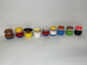 Vintage 90’s 5 Fisher Price Chunky Little People Child Figures Lot Including Bus - Picture 1 of 8