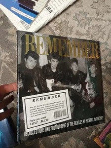 Remember Michael McCarthy's Reflections And Photographs Of The Beatles Sealed - Picture 1 of 9