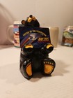 Bearfoots Jeff Fleming "Handy" Black Bears Figurine Business Card Holder