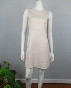 Spicy Sugar Size 10 Cream Short Sheath Dress Peter Pan Collar Women 60s Look - Bild 1 von 11