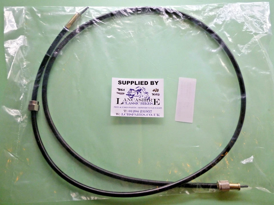 TRIUMPH TR25W TROPHY 250CC SPEEDO SPEEDOMETER CABLE 5' 5" 1969+ 'NEW' - Image 1 of 1