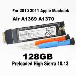 NEW 128GB SSD Solid State Drive For MacBook Air A1370 A1369 2010 2011 MC505LL/A - Picture 1 of 6