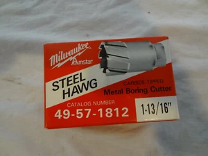Milwaukee 49-57-1812 1-13/16" Gewinde Stahl Falkenschneider - offen - Bild 1 von 10