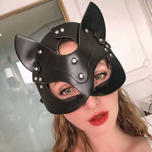 Dames Catwoman Cosplay Bandeau En Cuir Fête Carnaval Halloween Bandeau
