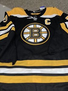 Adidas Primegreen Boston Bruins Patrice Bergeron Captain Hockey Jersey 56 XXL