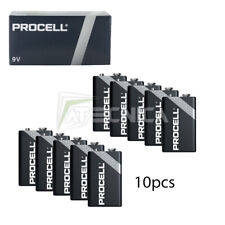 10 Alkaline Batteries 9V duracell Procell 6LR61 Industrial Trasistor Pro