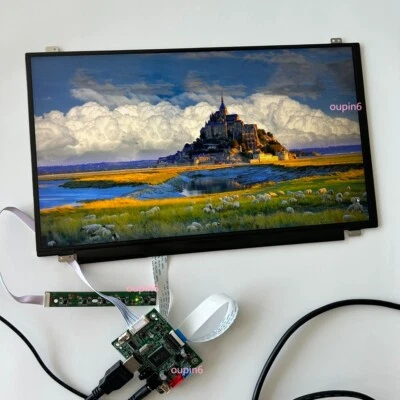 DIY 显示面板 15.6" 1920X1080 高清 LCD LED 带 HDMI 迷你控制器板套件 — 第 1/4 张图片
