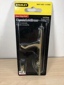 National Hardware S837-583 Door Edge Pull 3-7/8" For Pocket Doors Solid Brass - Picture 1 of 4