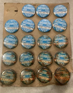 Lot vintage 1975 épingles permis de pêche Pennsylvanie * numéros séquentiels !!!* - Photo 1 sur 3
