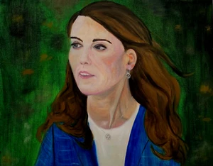 Kate Oil on Canvas Original Art Painting Beata Ulikowska Signed - Picture 1 of 7