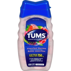 Tums Extra Strength Assorted Berry 100 count - Picture 1 of 3