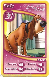 Morrisons Disney Trading Cards 2012: Trusty aus Lady & The Tramp (E7) - Bild 1 von 1