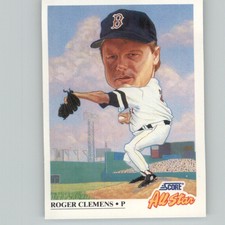 1991 Score All Star Roger Clemens Boston Red Sox #399