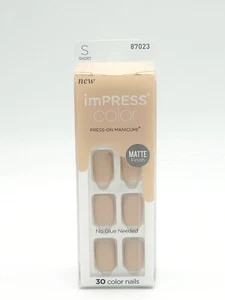 imPRESS Color Press-On Gel Unghie Manicure, Finitura Opaca, 'Tempi Perfetti' 87023 - Foto 1 di 9