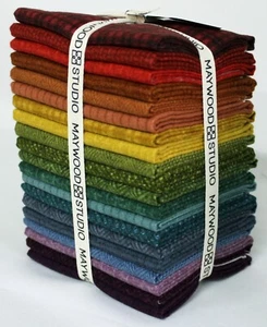 Paquete de lana de franela Fat Quarter Vol. 2 colores 20 unidades cuartos de grasa M203,13 - Imagen 1 de 1