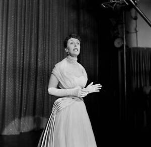 Comedian Joyce Grenfell Performs On The Toast Of The Town 2 Old Movie Photo